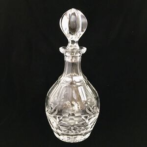 Gorham Crystal Wine Decanter 11” Tall “Spring Meadow” Clear